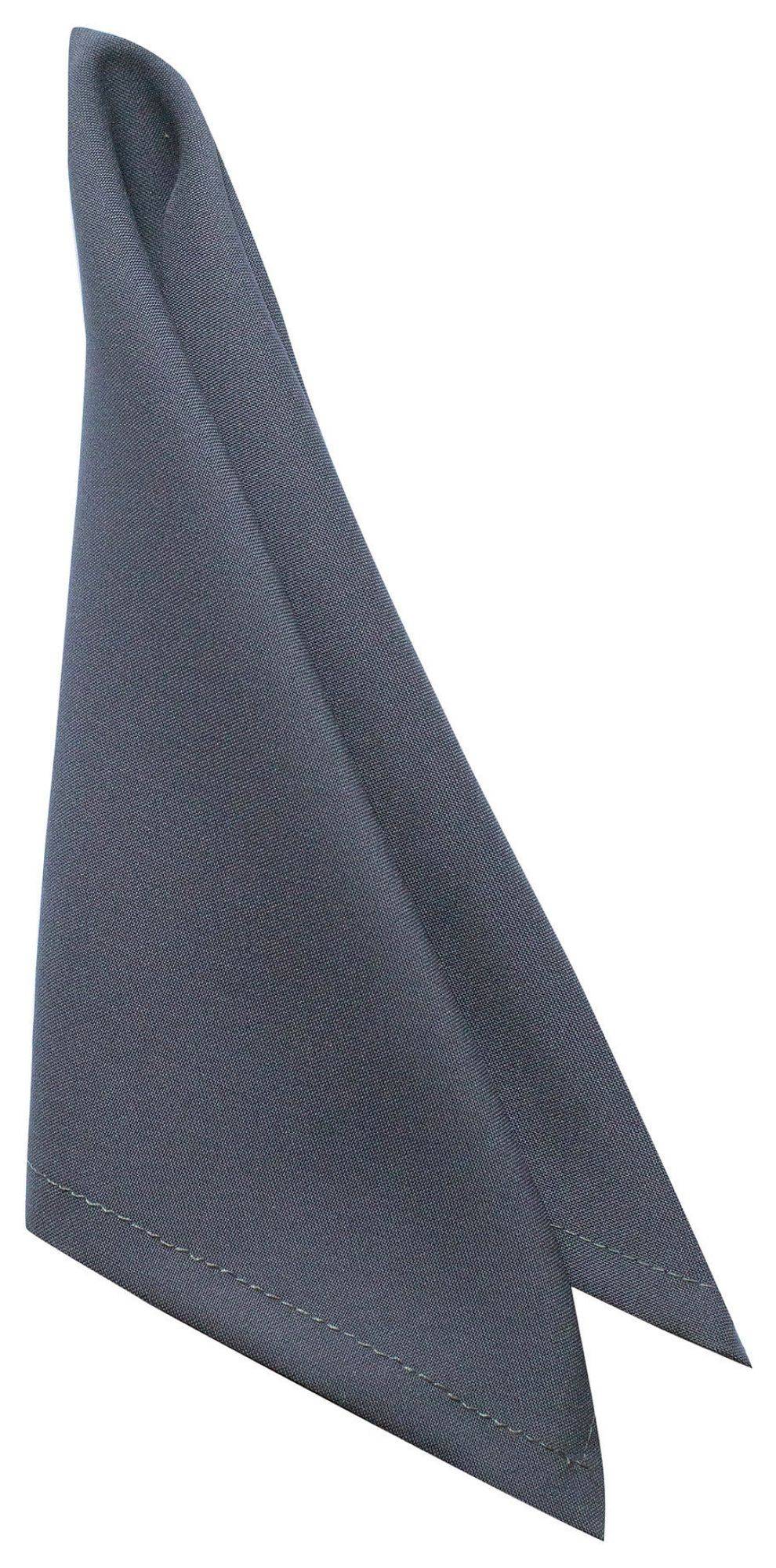 Тёмно-серая салфетка Рондо — плотный габардин, выразительный оттенок и доступная аренда.