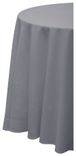 Скатерть РОНДО габардиновая СЕРАЯ круглая