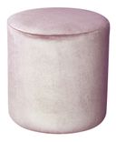 Пуф НОРМАН бархатный розовый D 40 см #304
